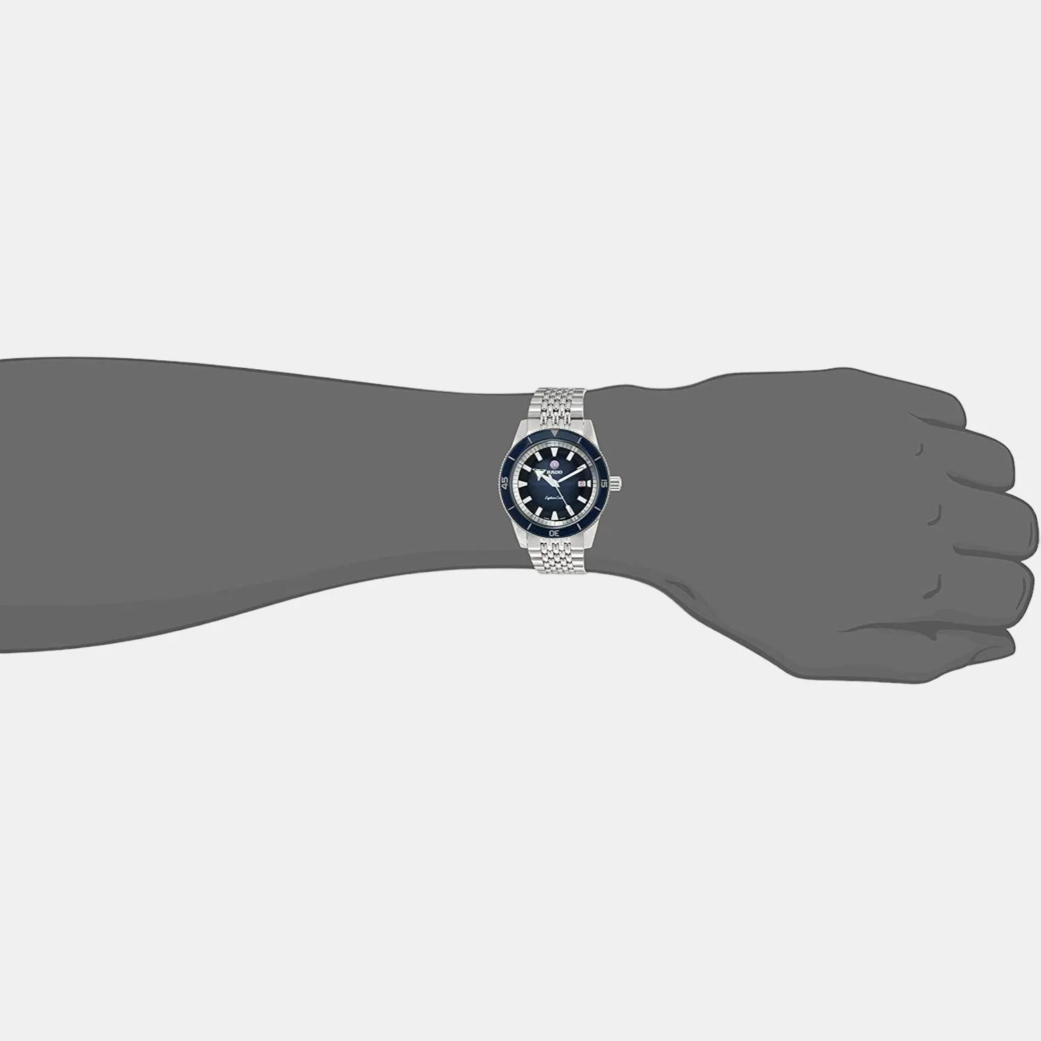 Captain Cook Men Analog Stainless Steel Automatic Watch R32505203