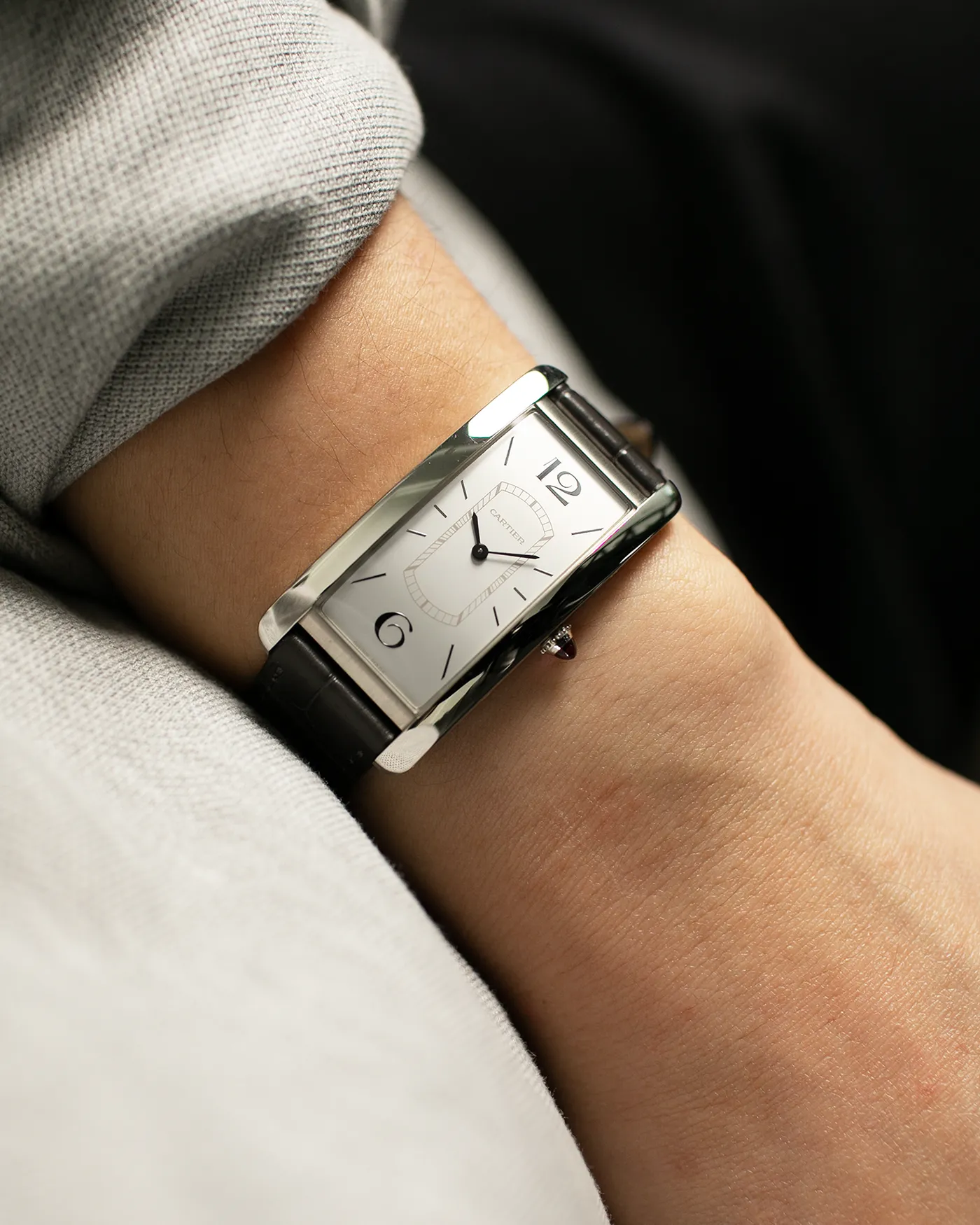 Cartier Prive Tank Cintree Platinum