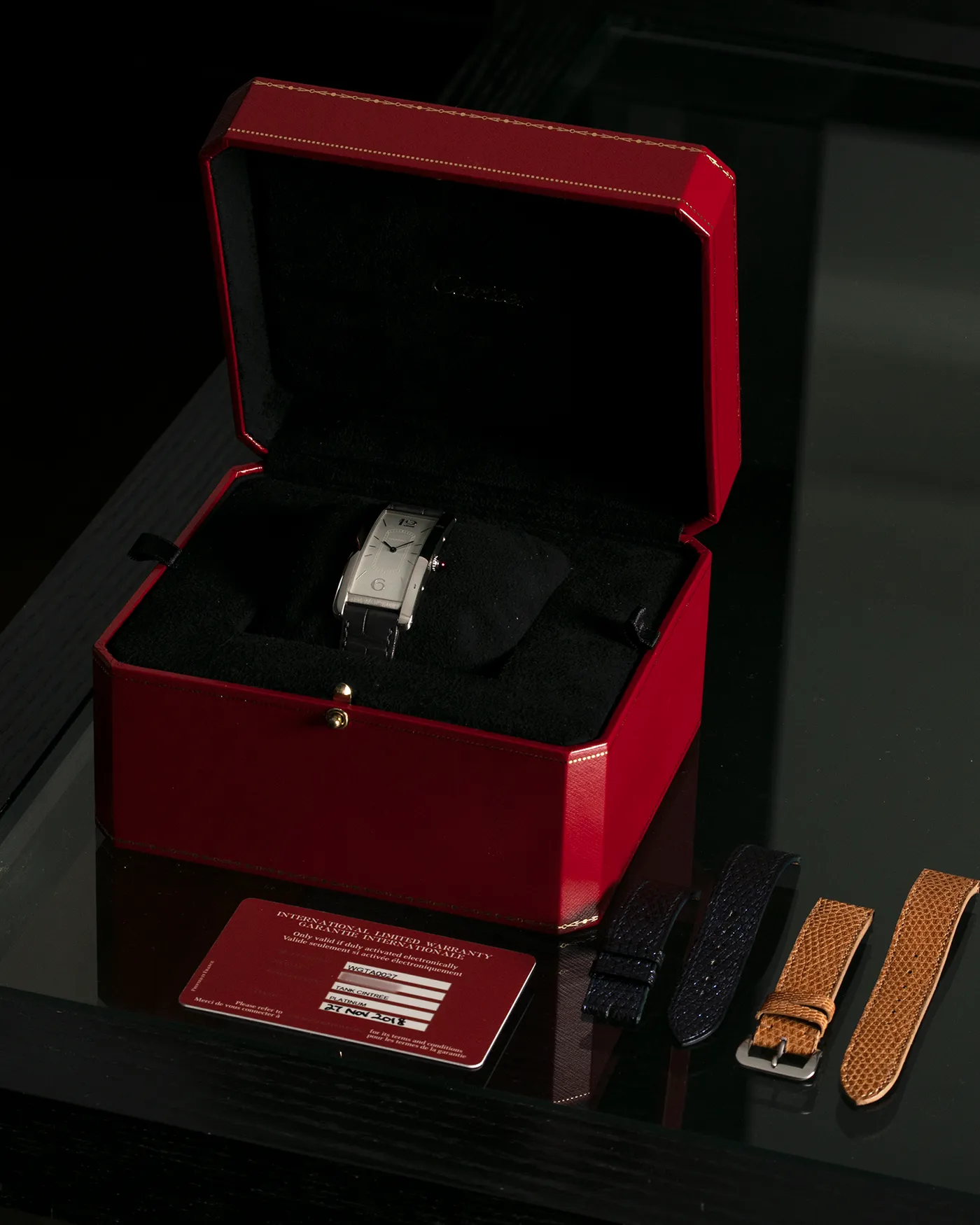 Cartier Prive Tank Cintree Platinum