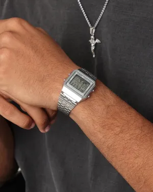 Casio A500WA-7DF Silver