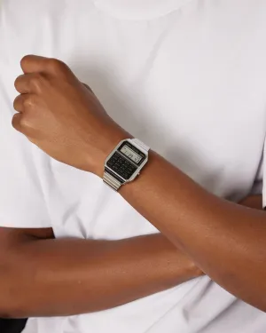 Casio CA500WE-1A Watch Silver/Black