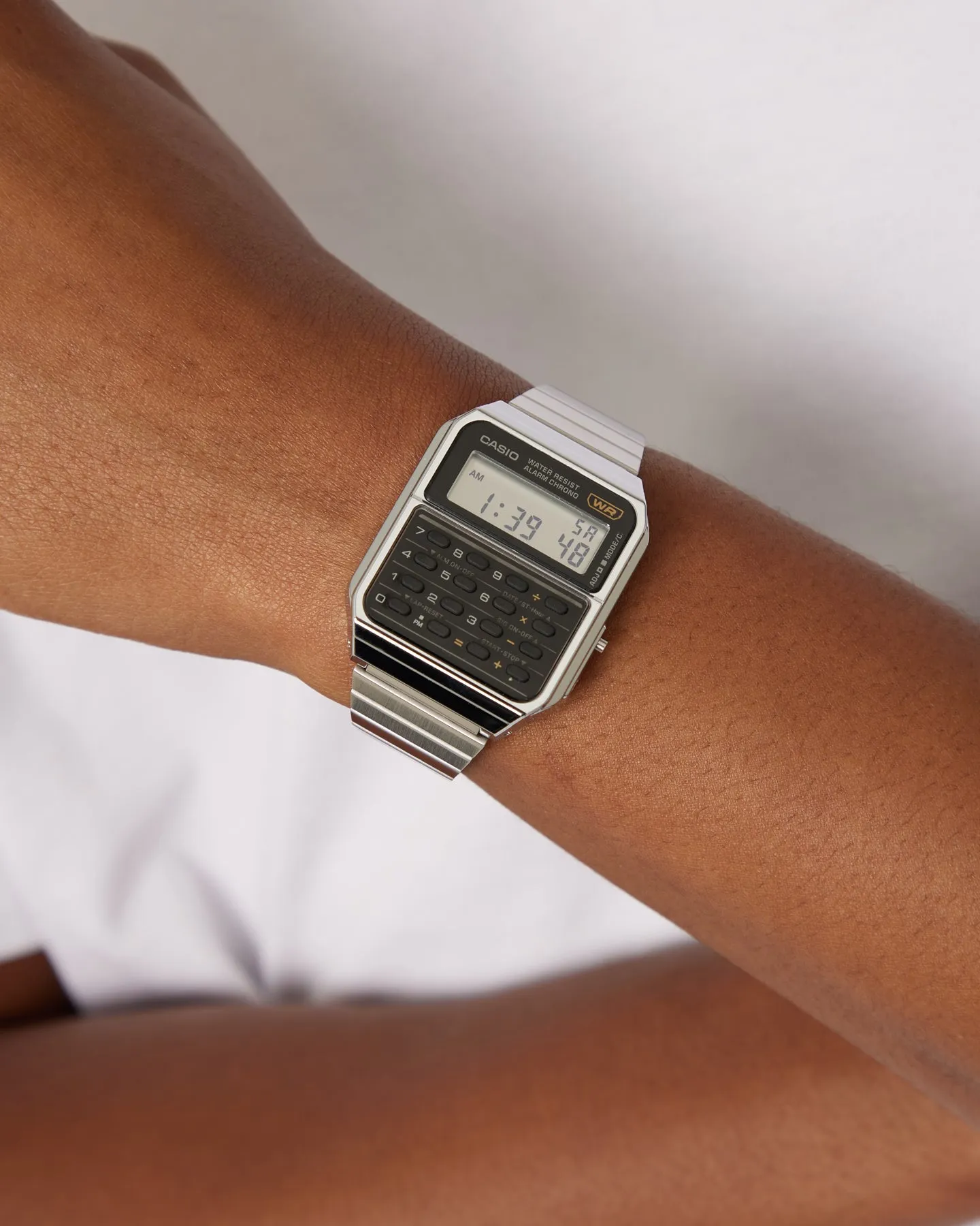 Casio CA500WE-1A Watch Silver/Black