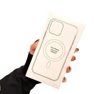 Clear Magnetic Wireless Charging Phone Case for Iphone 15 11 Pro Max