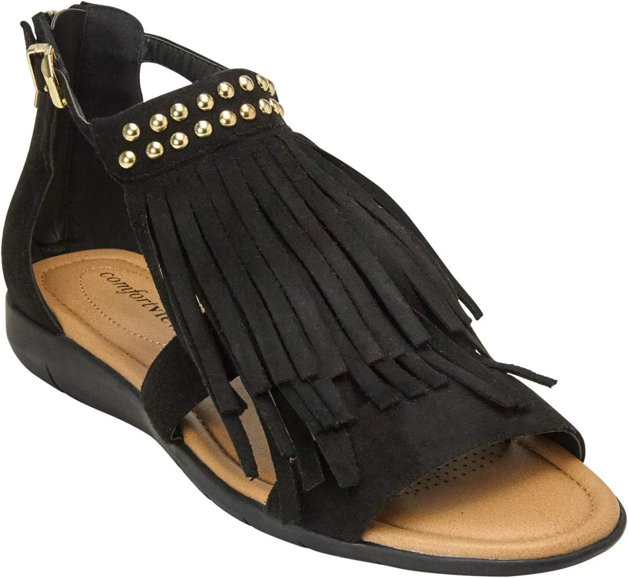 Comfortview Women's Wide Width The Carmella Sandal