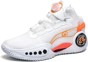 Couple Models Street Fashion Personality Trend Sports Shoes Youth Breathable Cushioning Laceless Basketball Shoes