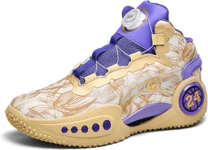 Couple Models Street Fashion Personality Trend Sports Shoes Youth Breathable Cushioning Laceless Basketball Shoes