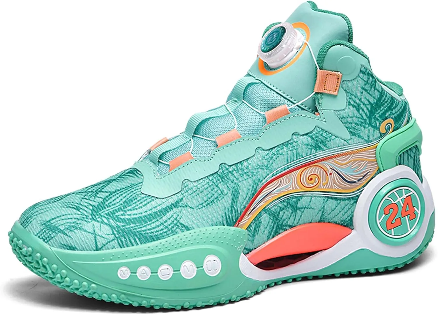 Couple Models Street Fashion Personality Trend Sports Shoes Youth Breathable Cushioning Laceless Basketball Shoes