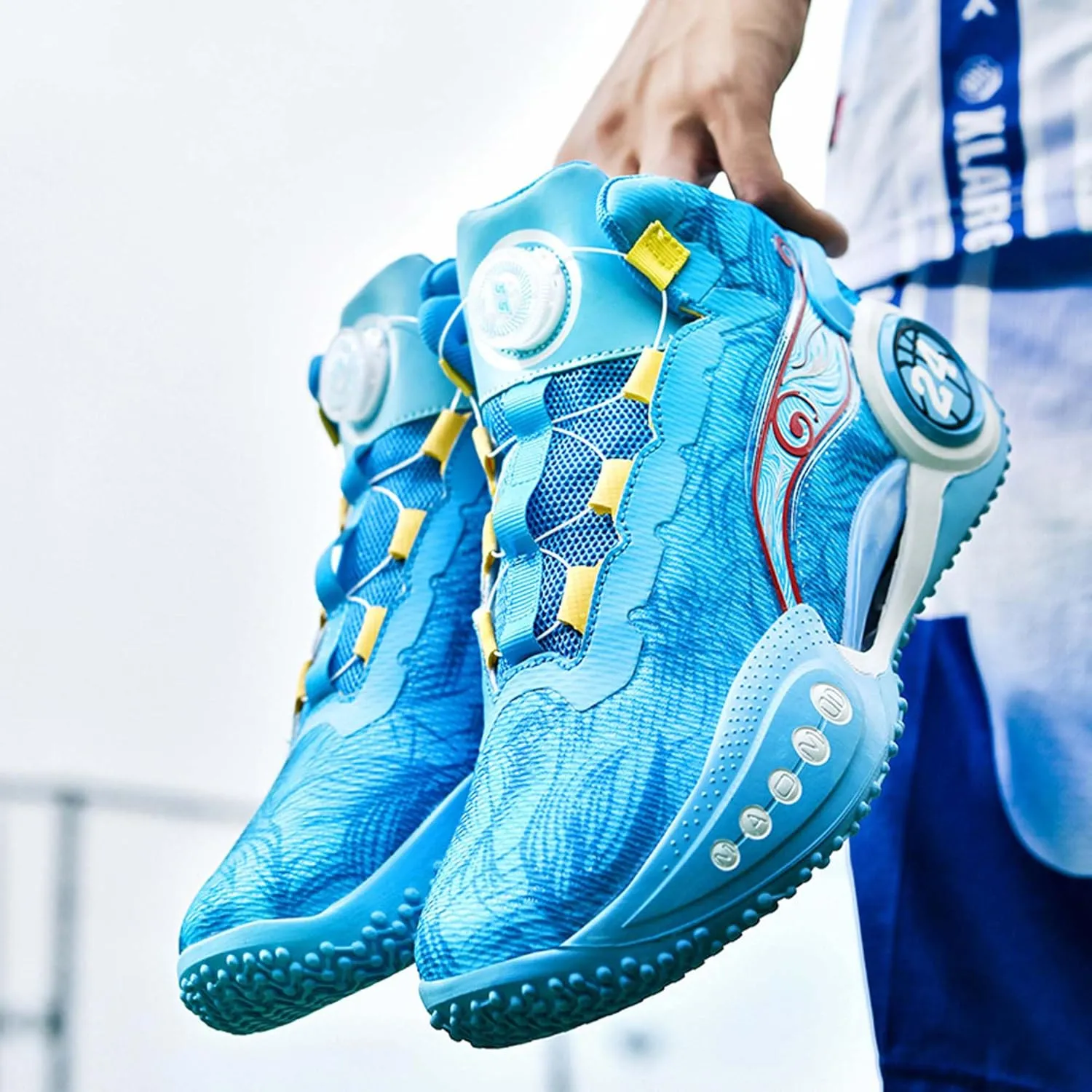 Couple Models Street Fashion Personality Trend Sports Shoes Youth Breathable Cushioning Laceless Basketball Shoes