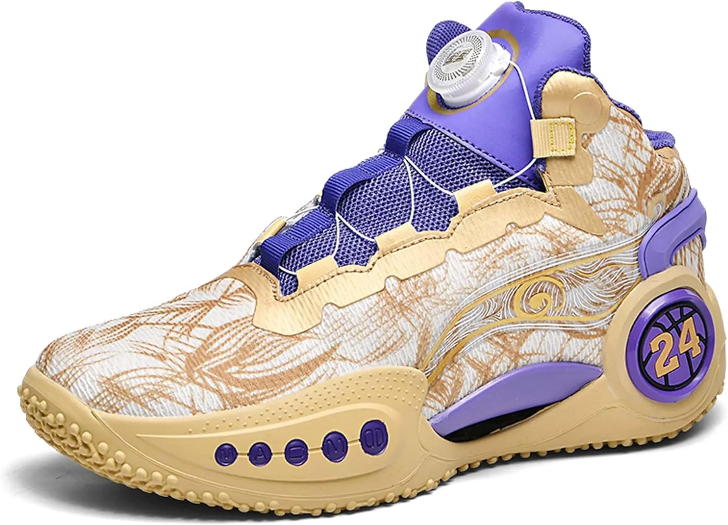 Couple Models Street Fashion Personality Trend Sports Shoes Youth Breathable Cushioning Laceless Basketball Shoes