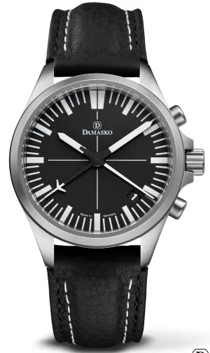 DAM Watch DC72 Leather With Double Stitch Pin BKle