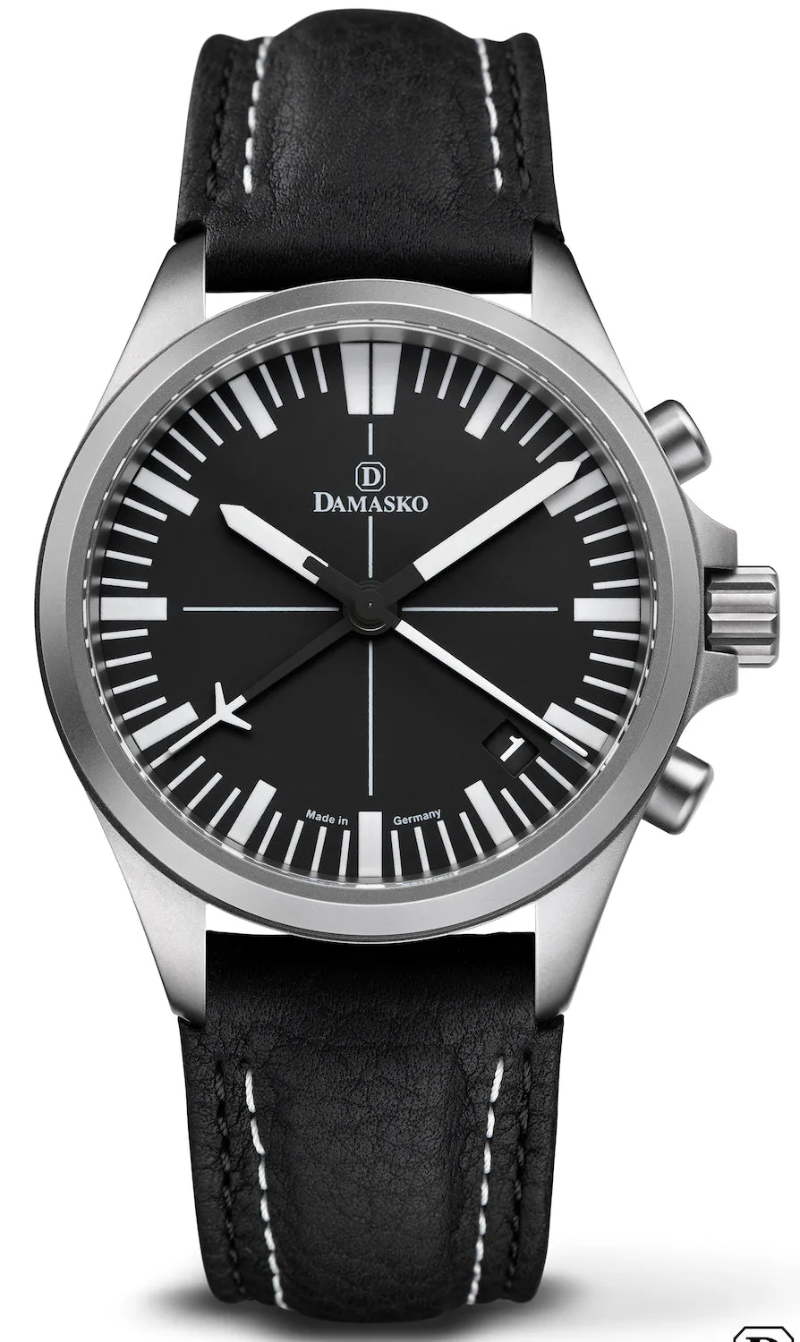 DAM Watch DC72 Leather With Double Stitch Pin BKle