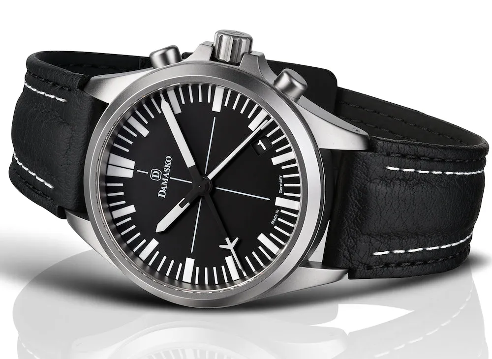 DAM Watch DC72 Leather With Double Stitch Pin BKle