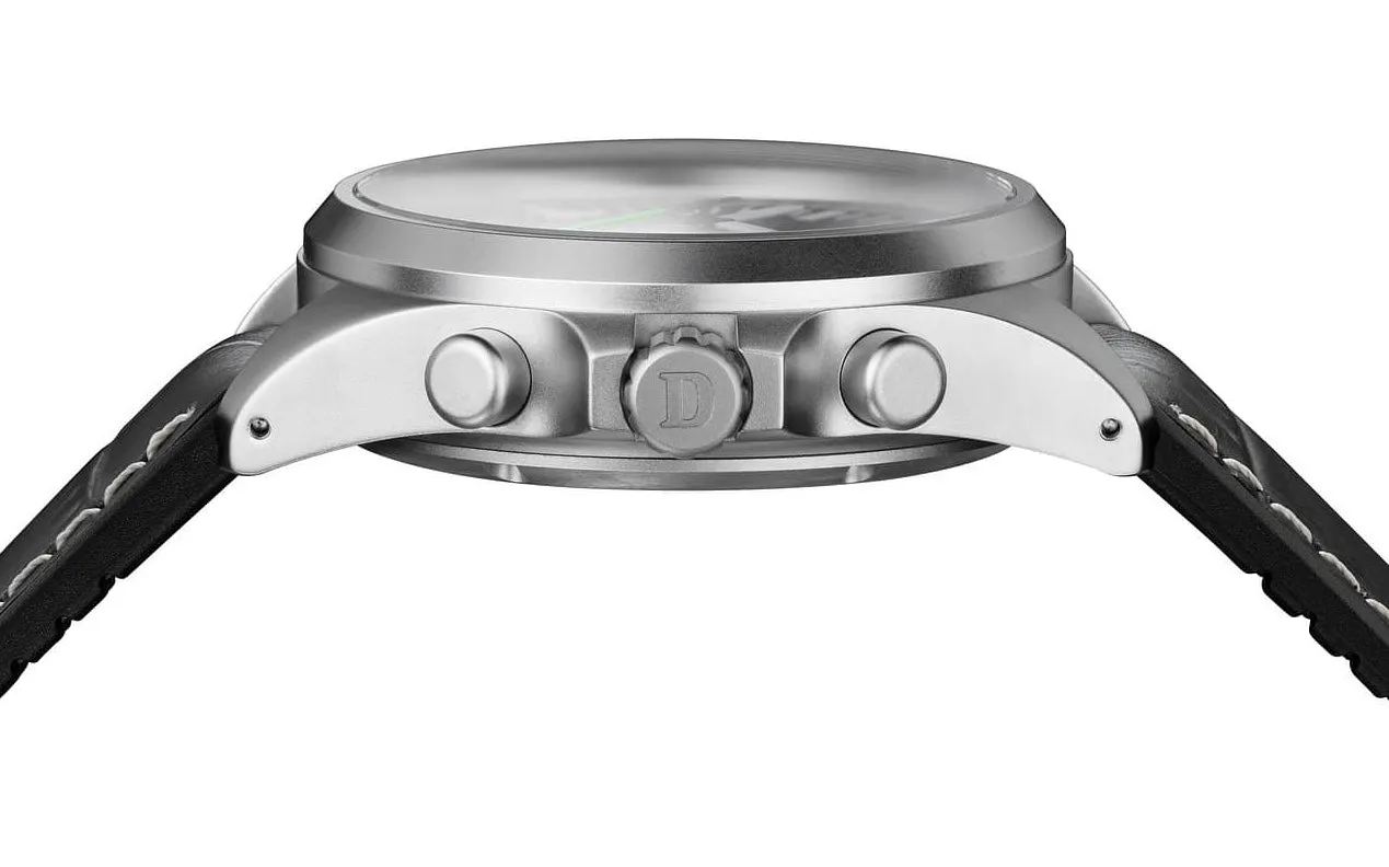 Damasko Watch DC70/2 Leather With Black White Stitch Pin Buckle
