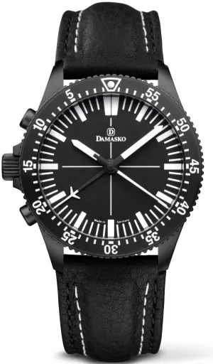 Damasko Watch DC80 LHV Black Leather Pin