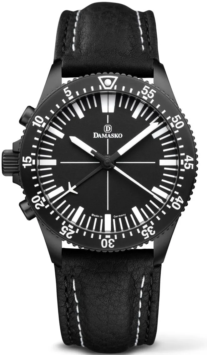 Damasko Watch DC80 LHV Black Leather Pin