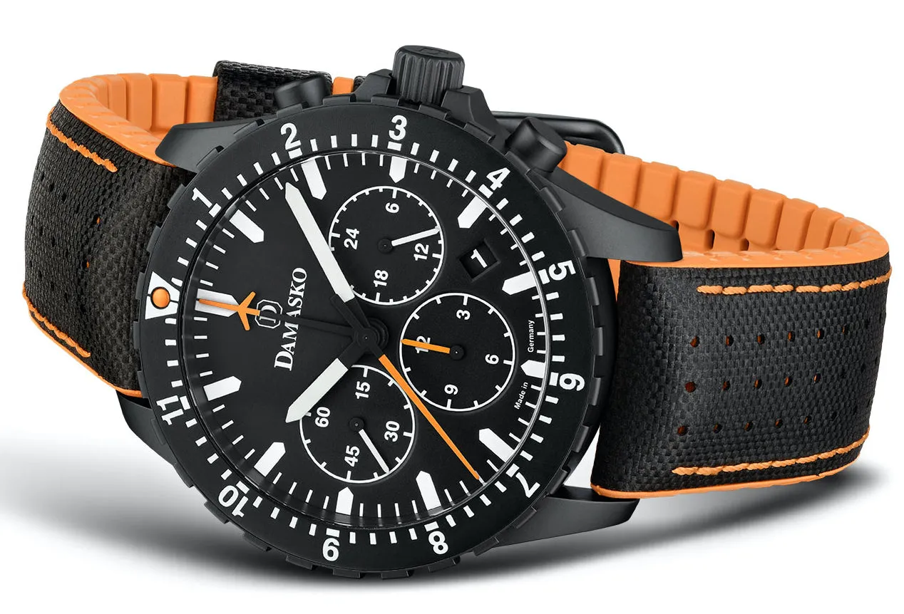 Damasko Watch DC86 Orange Black Robby Black Orange