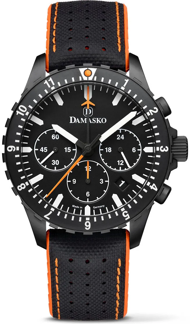 Damasko Watch DC86 Orange Black Robby Black Orange