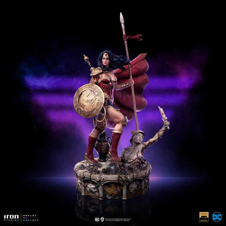 DC Comics Wonder Woman Unleashed 1/10 Deluxe Art Scale Limited Edition Statue BY IRON STUDIOS - BRAND DC COMICS