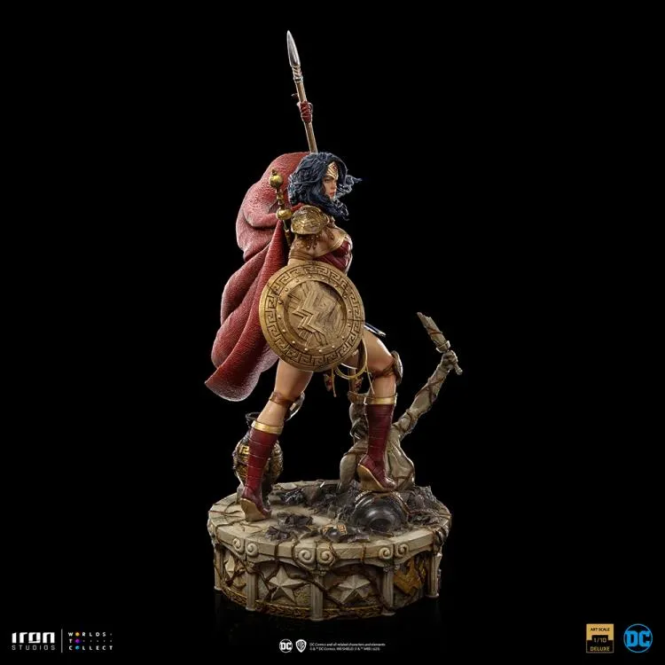 DC Comics Wonder Woman Unleashed 1/10 Deluxe Art Scale Limited Edition Statue BY IRON STUDIOS - BRAND DC COMICS