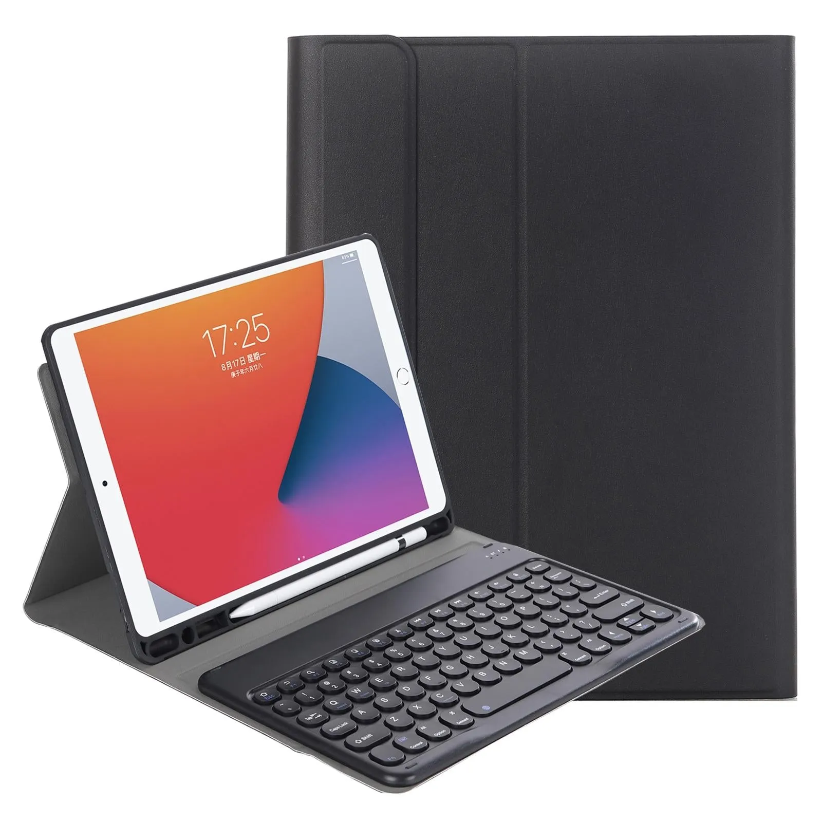 Detachable Bluetooth Keyboard Leather Case For Ipad Air 4 / Pro 11 With Pen Slot & Stand