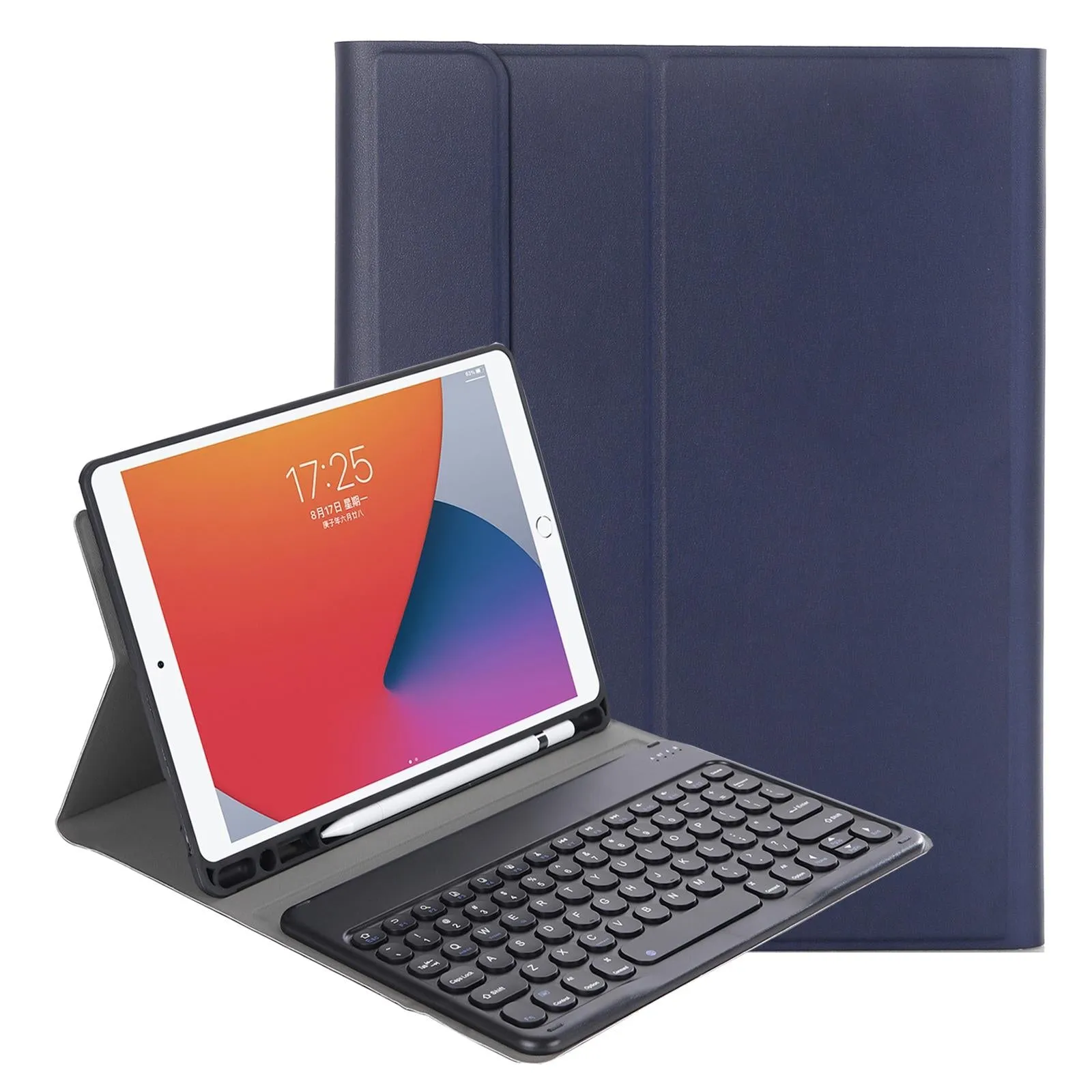Detachable Bluetooth Keyboard Leather Case For Ipad Air 4 / Pro 11 With Pen Slot & Stand