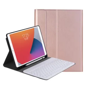 Detachable Bluetooth Keyboard Leather Case For Ipad Air 4 / Pro 11 With Pen Slot & Stand