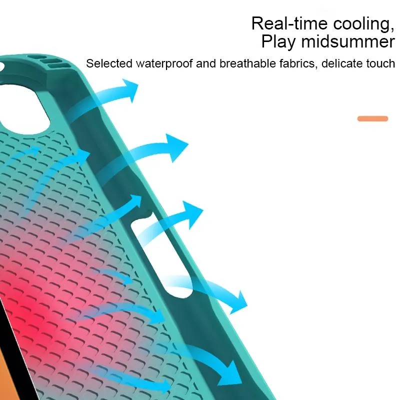 Detachable Bluetooth Keyboard Leather Case For Ipad Mini 6 With Colourful Backlight & Holder
