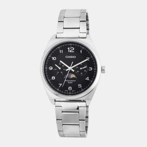 Enticer Men's Black Chronograph Stainless Steel Watch A2172 - MTP-M300D-1AVDF