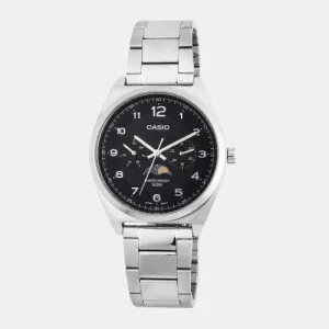 Enticer Men's Black Chronograph Stainless Steel Watch A2172 - MTP-M300D-1AVDF