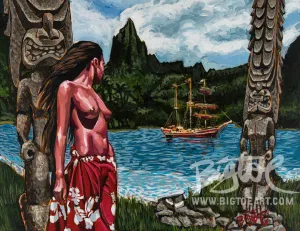 Forbidden Island Archival PAPER Art Print - Select Size
