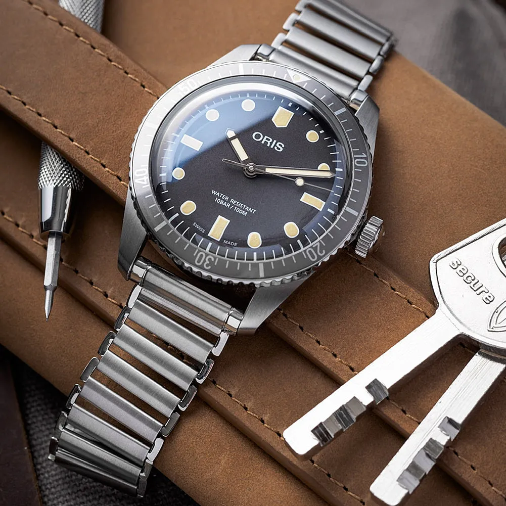 Forstner Klip Stainless Steel Ladder Watch Bracelet