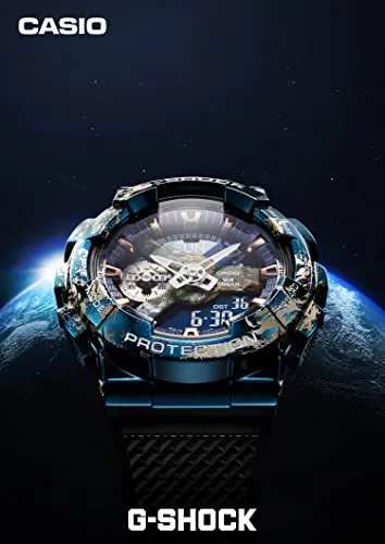 G-SHOCK - ANALOG-DIGITAL - 110 SERIES - GM-110EARTH-1AJR
