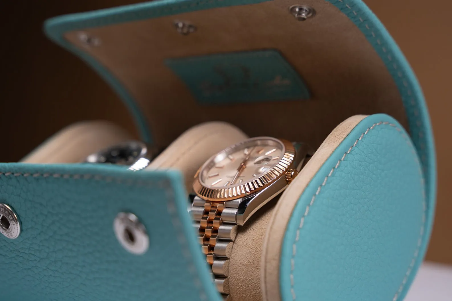 Galata - Togo Tiffany Blue Watch Roll