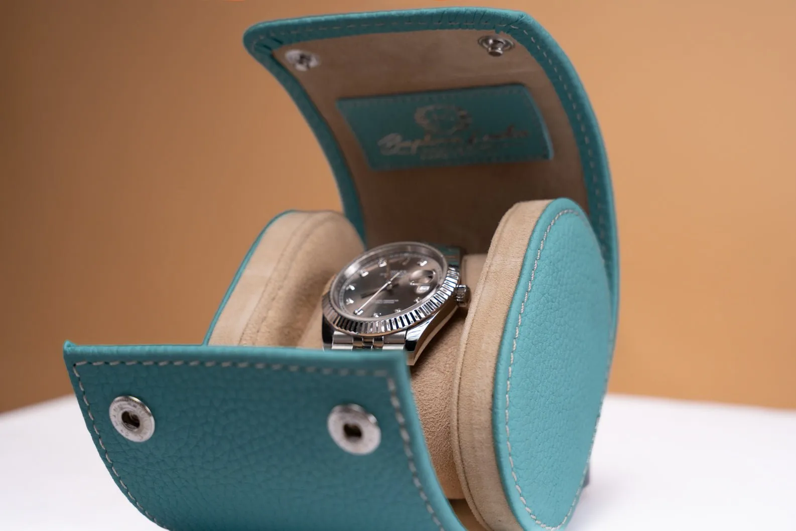 Galata - Togo Tiffany Blue Watch Roll