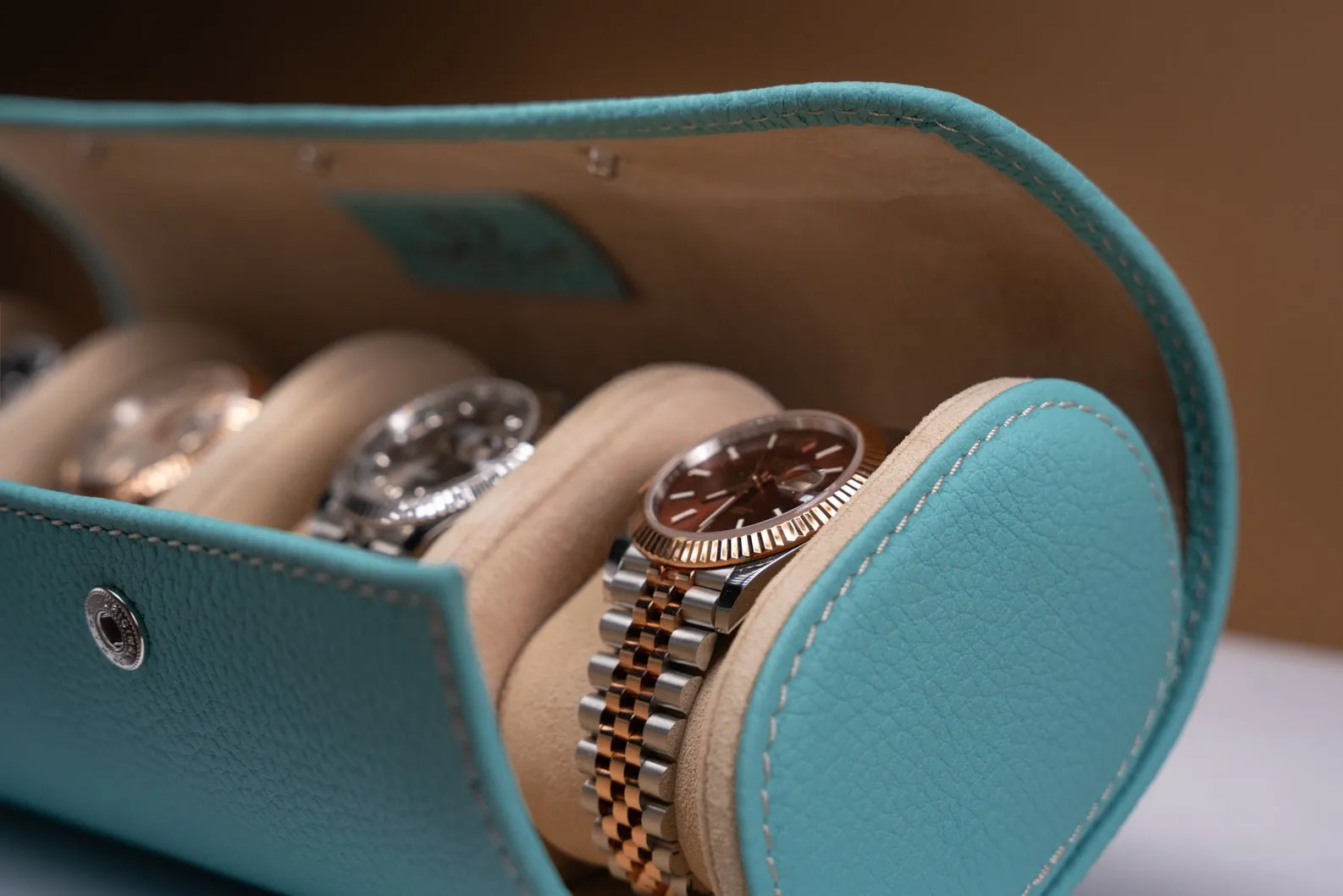 Galata - Togo Tiffany Blue Watch Roll