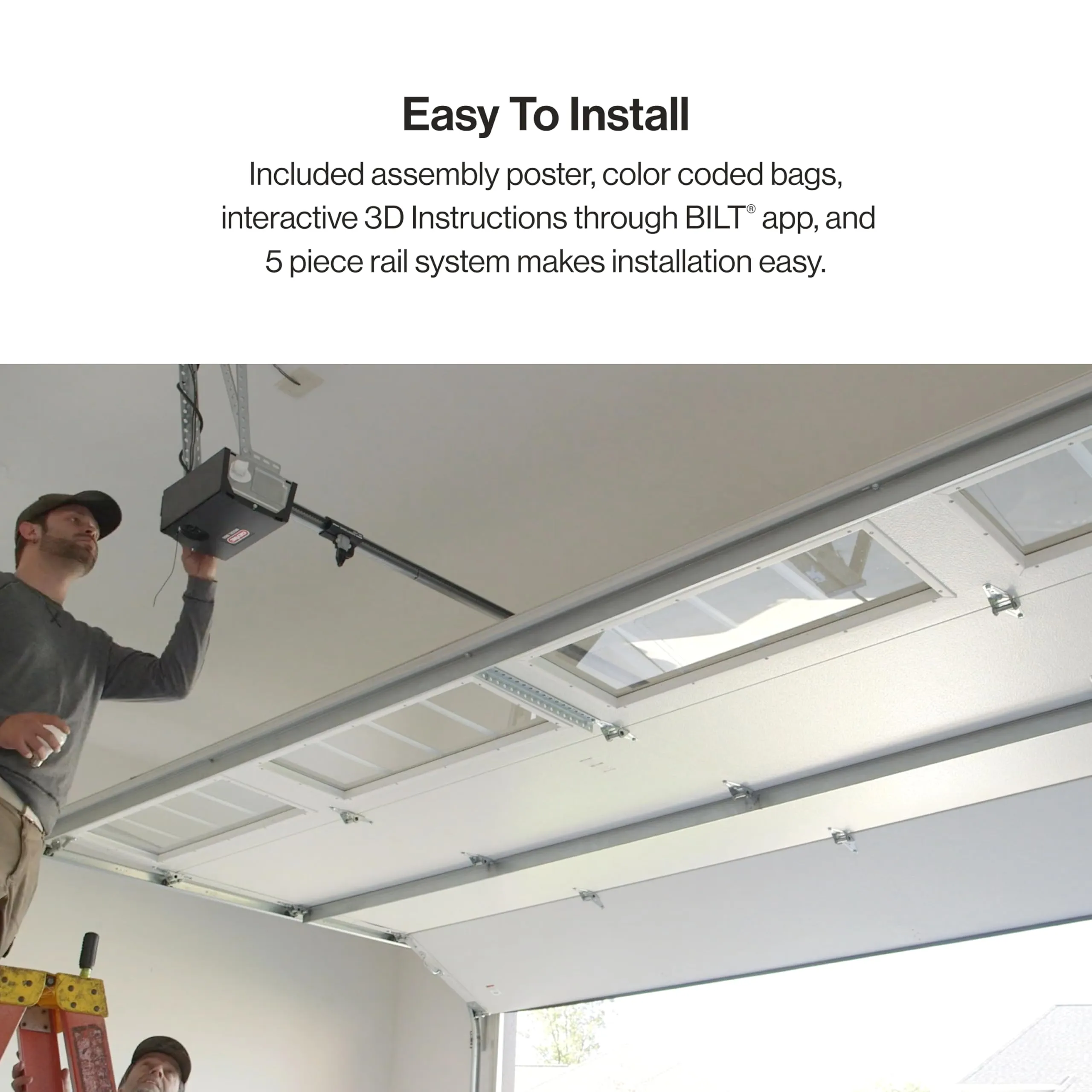 Genie StealthDrive 7155 Connect Smartphone-Controlled Belt Drive Garage Door Opener - 1 Each