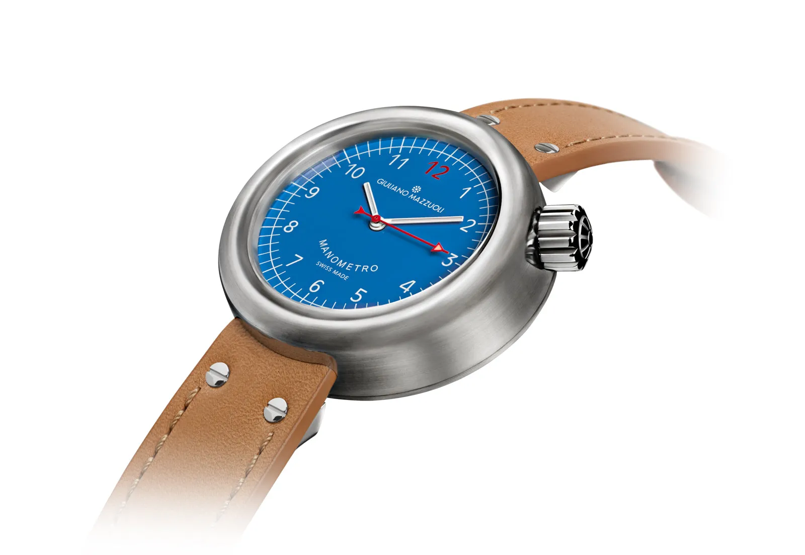 Giuliano Mazzuoli Manometro Brushed Blue