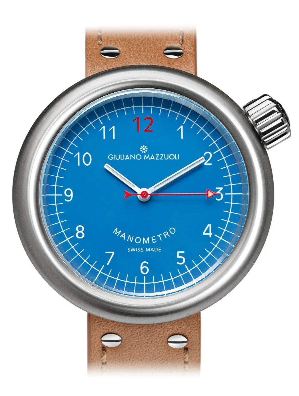 Giuliano Mazzuoli Manometro Brushed Blue