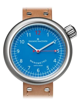Giuliano Mazzuoli Manometro Brushed Blue