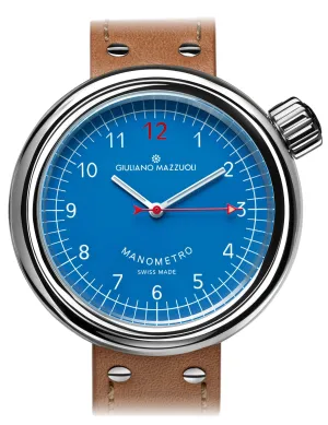 Giuliano Mazzuoli Manometro Polished Blue