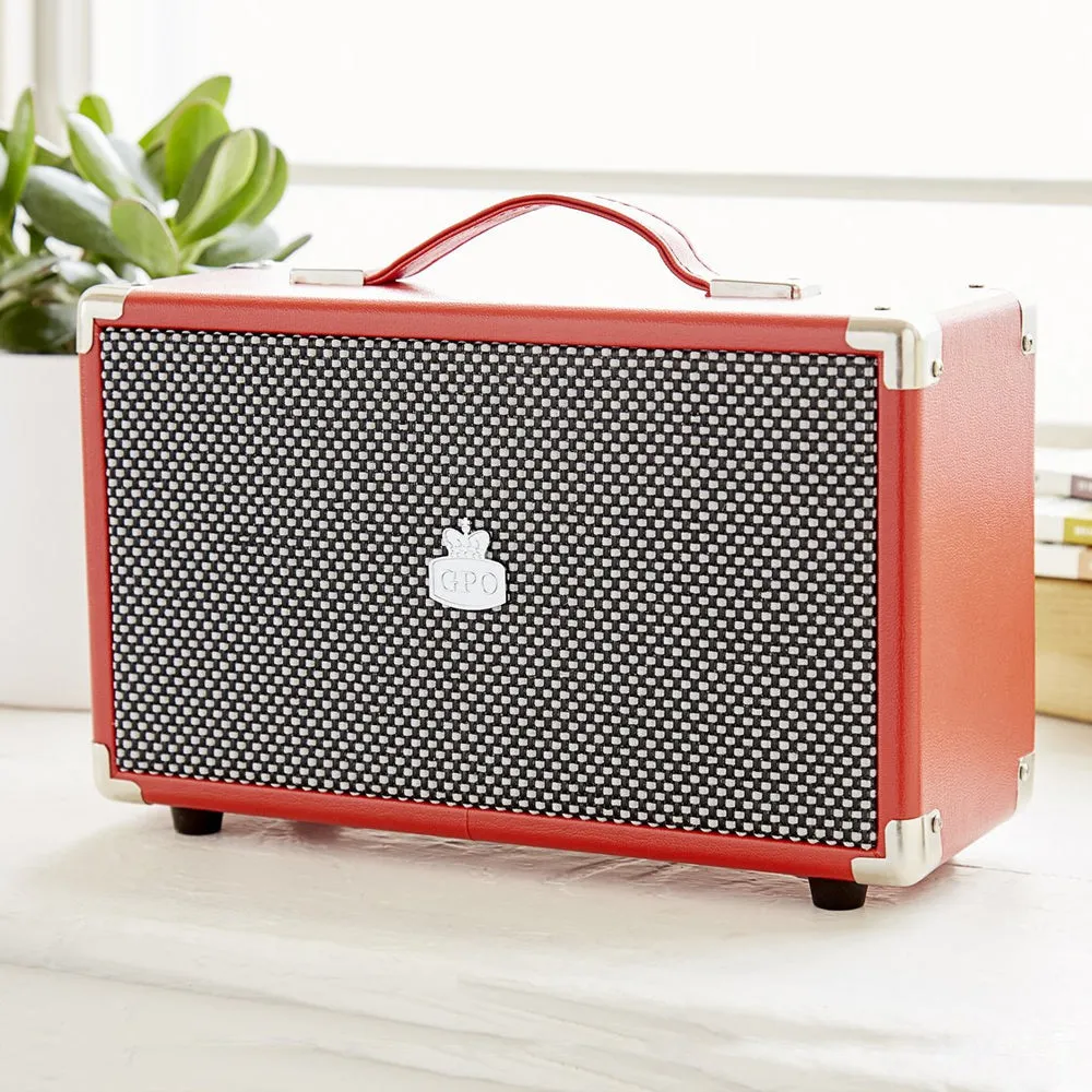 GPO Westwood Radio Player Red