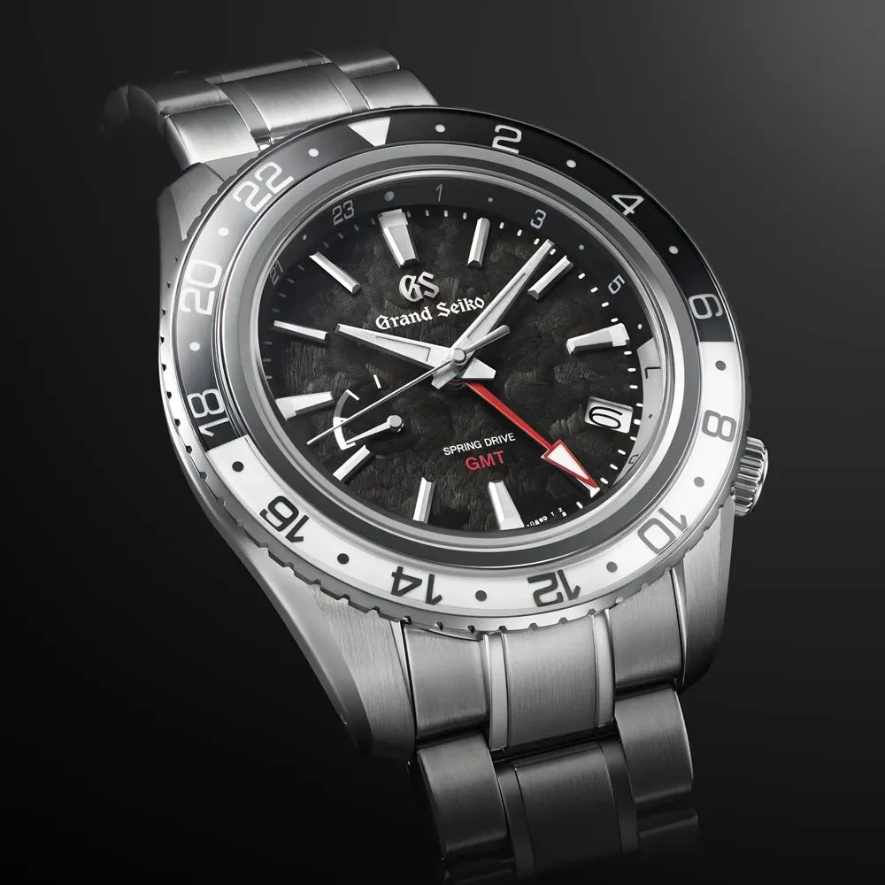 Grand Seiko Sports Collection Hotaka Peaks Spring Drive GMT 44mm Black Dial Gents Watch SBGE277G