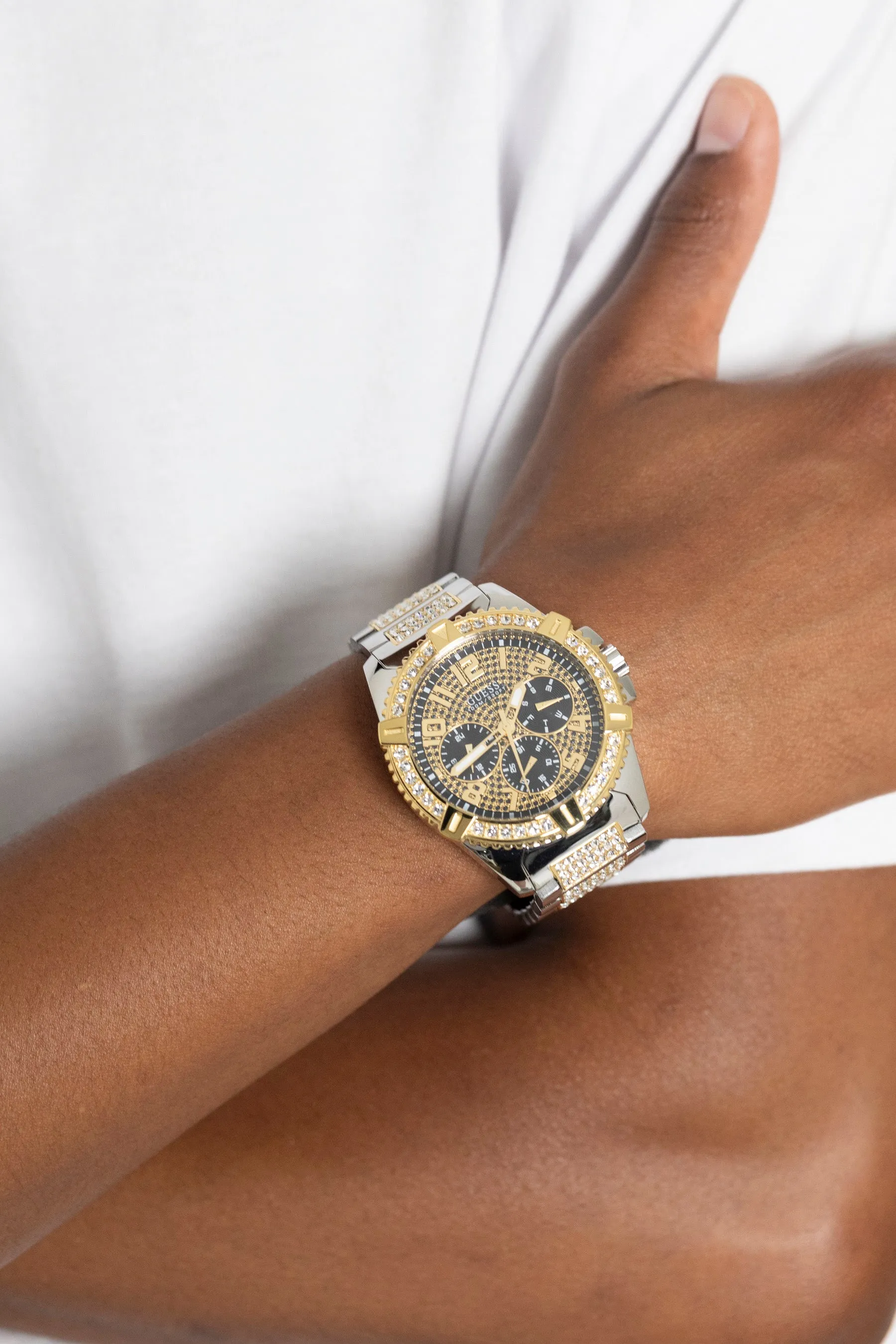 Guess Mainline Frontier Box Set Silver/Gold/Ice
