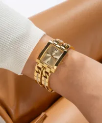 Guess - Mod Id Gold Tone Ladies Analogue Watch - GW0668L2 - 788149