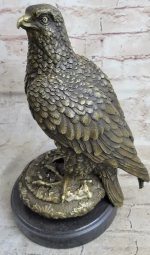 Handcrafted bronze sculpture SALE Pa Bald American Marble Classical Elegant 12"