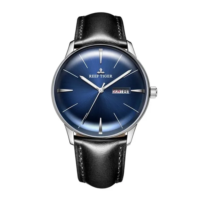 Heritor Luxury Dress Watch Genuine Leather Strap