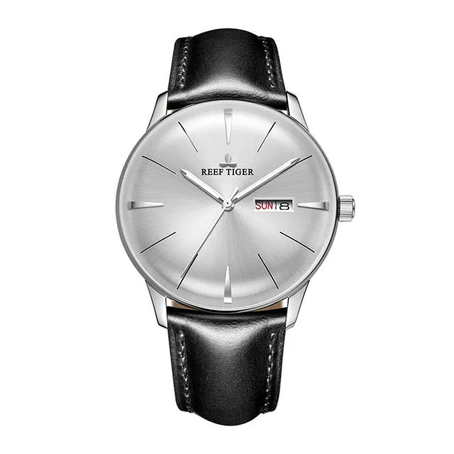 Heritor Luxury Dress Watch Genuine Leather Strap