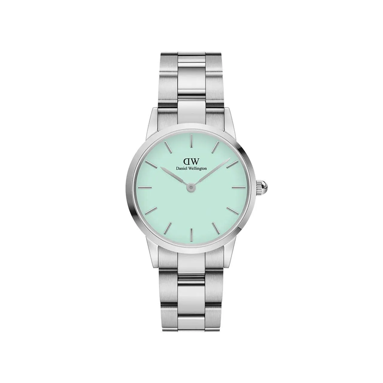 Iconic Link Mint 28mm - Silver & Pastel Green Watch