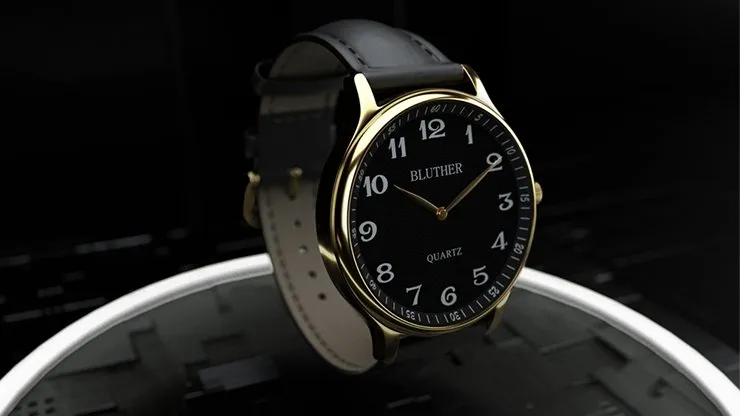 Infinity Watch V3 - Gold Case Black Dial / STD Version