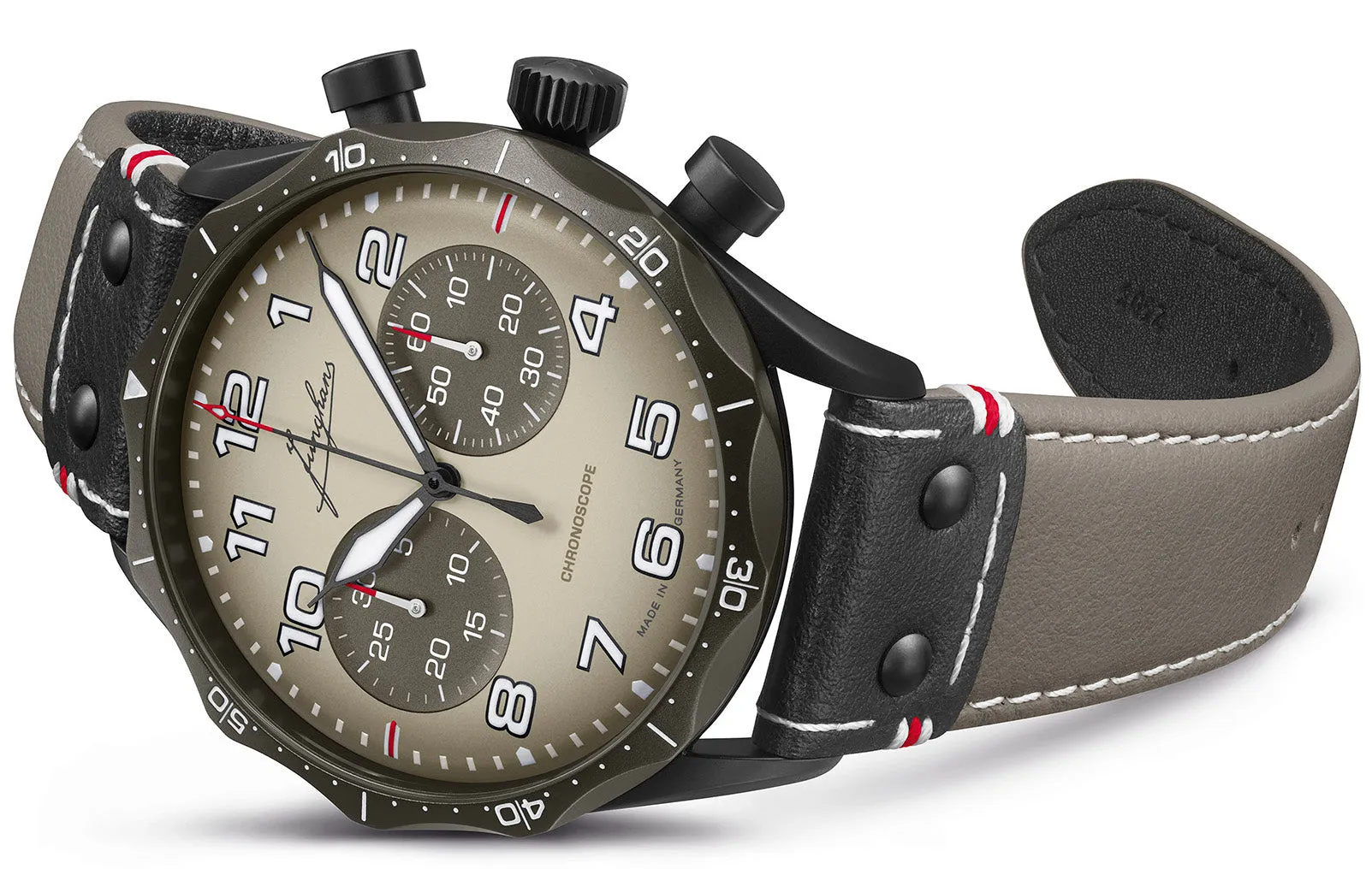 Junghans Meister Pilot Chronoscope Desert
